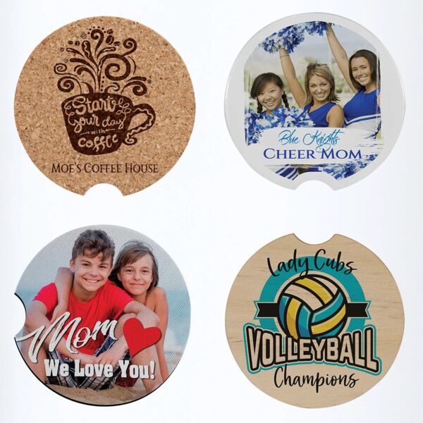 Blank Car Cup Holder Coasters Thumbnail