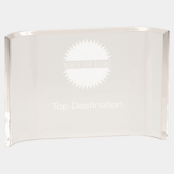 6" x 4" Acrylic Crescent Thumbnail