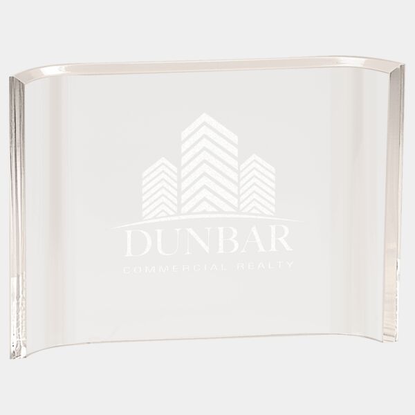 7" x 5" Acrylic Crescent Thumbnail