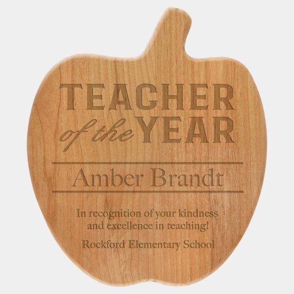 8" x 9 1/2" Apple Plaque Thumbnail