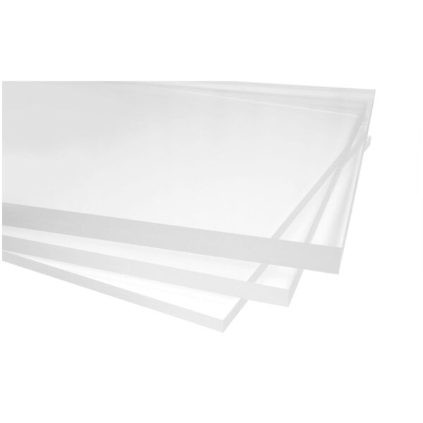 11 3/4" x 23 3/4" x 3/8" Cast Acrylic Sheet Stock/Double Sided Masking Thumbnail