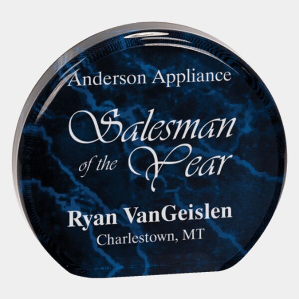 4 1/2" Marble Acrylic Circle Thumbnail