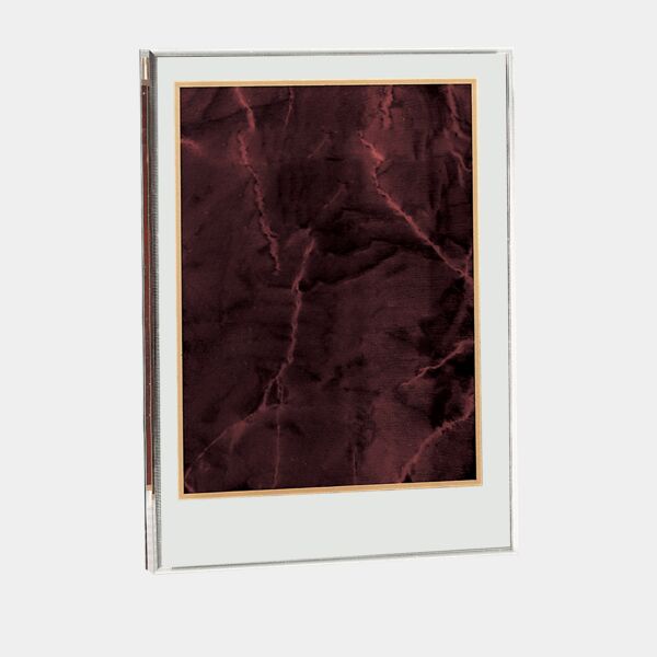 5" x 7 5/8" Ruby Marble Acrylic Award Upright Only Thumbnail