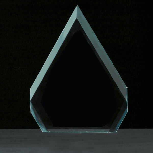 8" x 10 1/2" Diamond Series Jade Acrylic Award-Upright Only Thumbnail