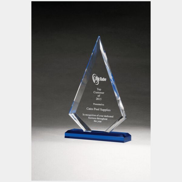 5 1/2" x 8 1/2" Arrow Series Acrylic with Highlights and Base Thumbnail