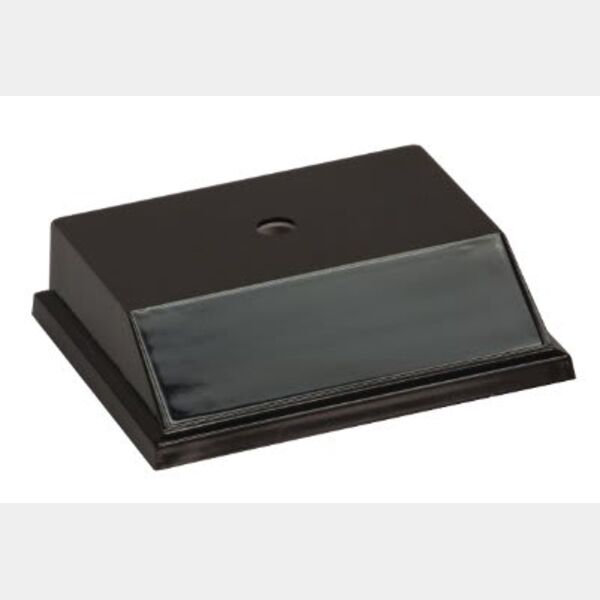 3 3/4" x 4 1/2" Centerhole Countersunk Big Plate Weighted Plastic Base Thumbnail