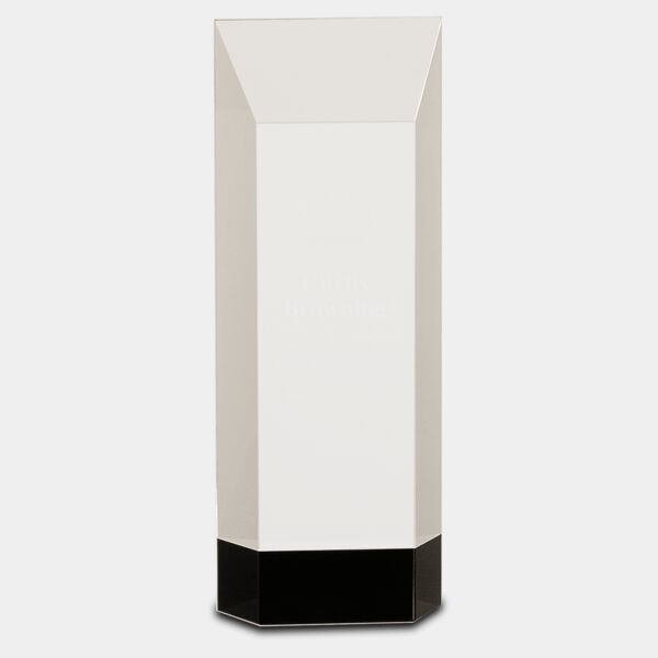 9 1/2" Crystal Self-Standing Rectangle on Base Thumbnail