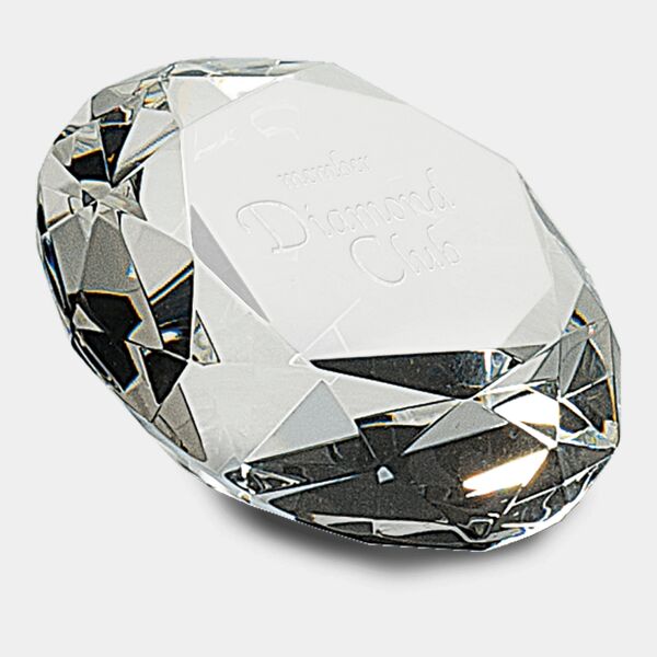 2 1/2" Crystal Diamond (4" Diameter) Thumbnail