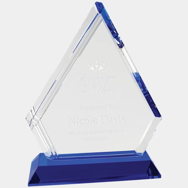 7 3/4" Crystal Diamond on Pedestal Base Thumbnail