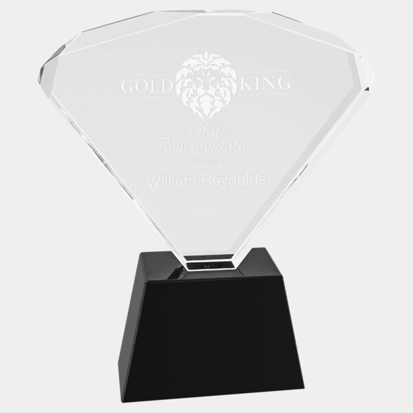 7 1/4" Crystal Fan with Base Thumbnail