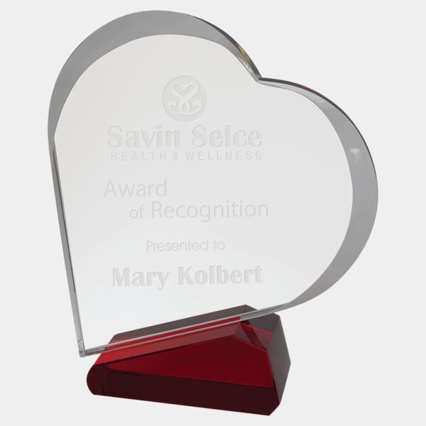 / Crystal Slant Heart Thumbnail