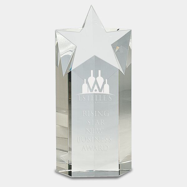 9" Crystal Star Column Thumbnail