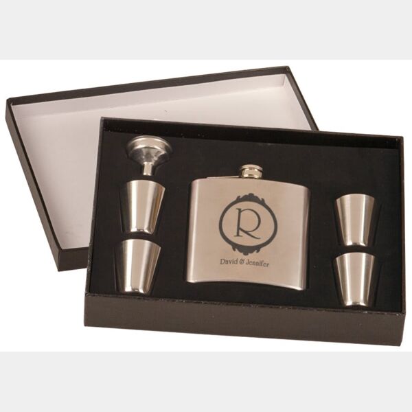 6 oz. Flask Set in Presentation Box Thumbnail