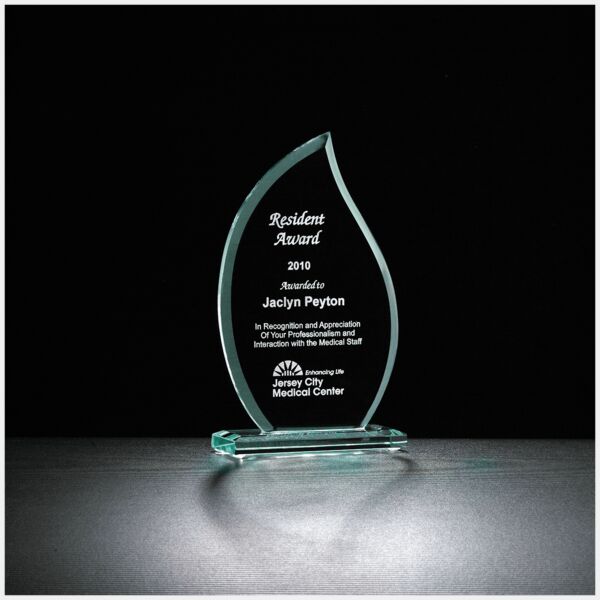 8 1/2" Flame Series Glass Award Thumbnail