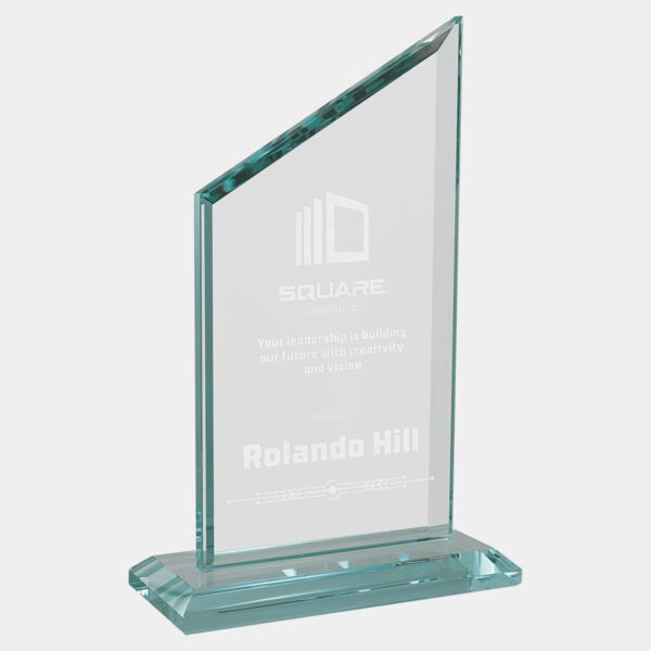 4 3/4" x 6 1/2" Zenith Series Glass Award Thumbnail