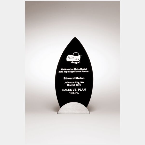 10 5/8" Flame Series with Gunmetal Finish Base Thumbnail