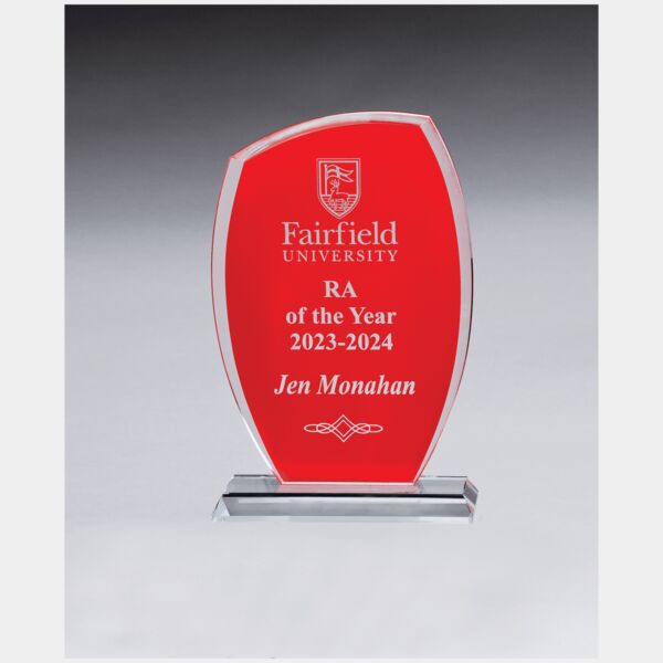 5 1/2" x 8 1/2" Tidal Series Glass with Painted Background Thumbnail