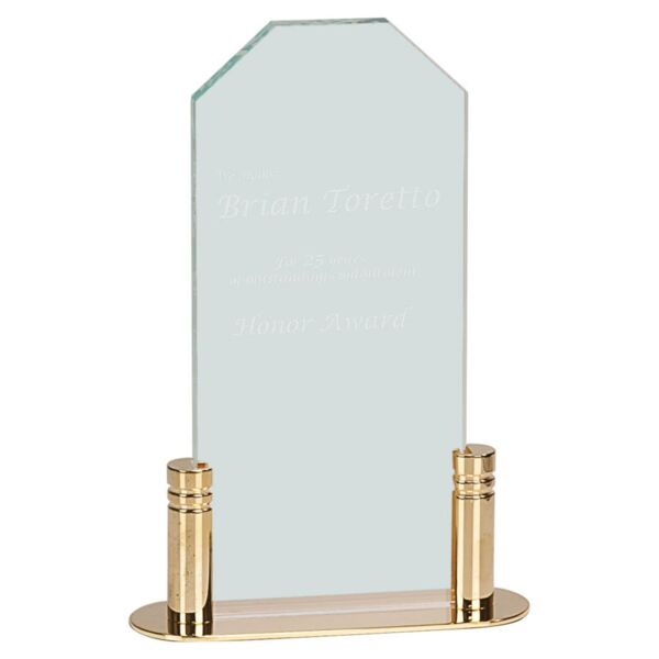 3" x 6" Jade Corners Pop-In Acrylic (Base not included) Thumbnail