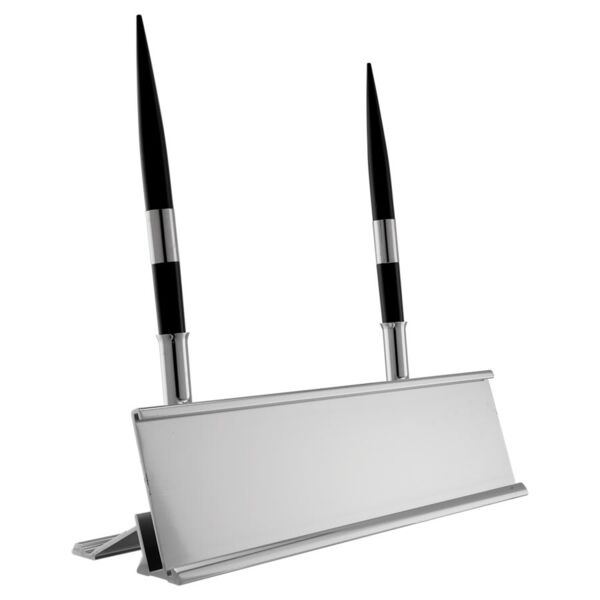 10" Bright JRS Desk Holder w/pens for 2" x 10" x 1/6" Plastic Thumbnail