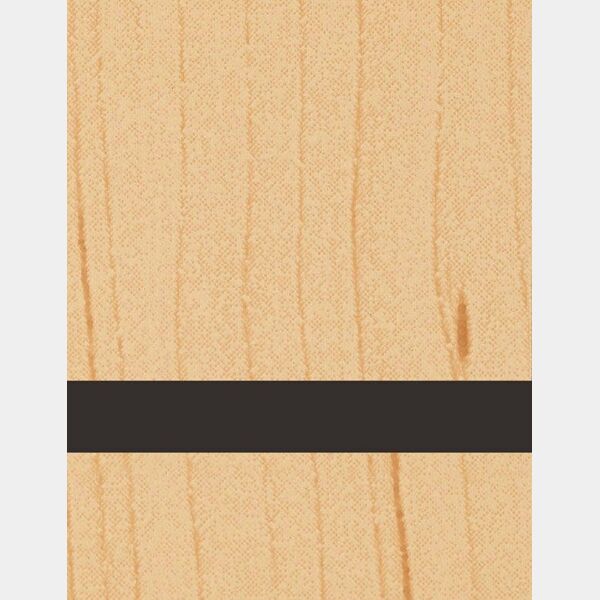 Undersize 1/16" /Chocolate Brown Duets Laser Indoor Plastic Thumbnail