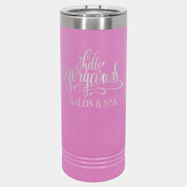 Polar Camel 22 oz. Light Skinny Tumbler with Slider Lid Thumbnail