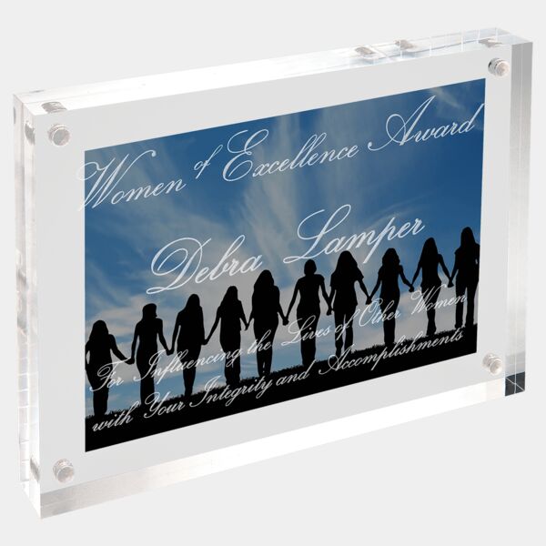 7" x 5" Rectangle Magnetic Acrylic Thumbnail