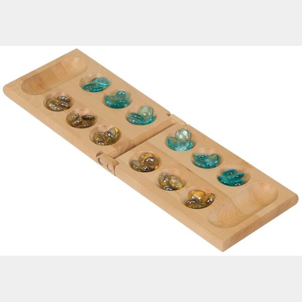 Wood Mancala Game Gift Set Thumbnail