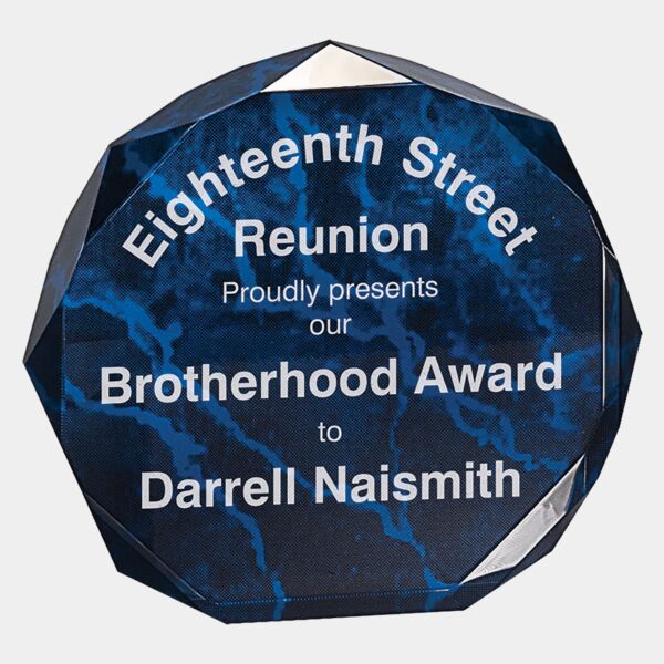 5" Marble Octagon Award Acrylic Thumbnail