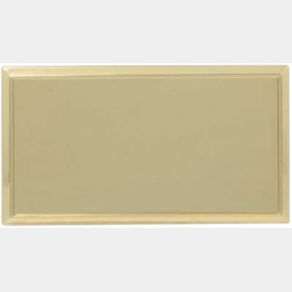 3" x 1 1/2" Square Corner Plastic Badge Frame Thumbnail