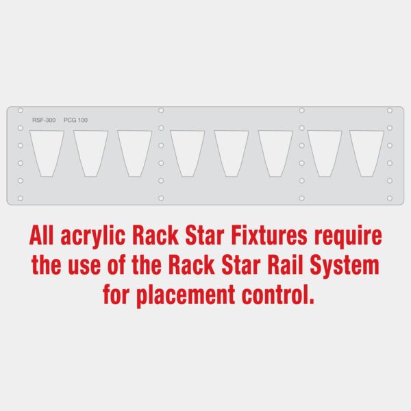 PCG100 Shot Glass Rack Star Fixture- Holds 8 Thumbnail