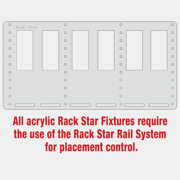 PCG300 8 oz. Champagne Flute Rack Star Fixture- Holds 6 Thumbnail