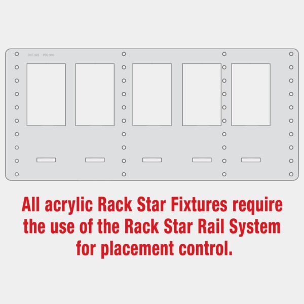 PCG305 10.5 oz. Wine Glass Rack Star Fixture Thumbnail