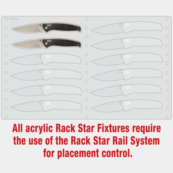 BR1501/BR1502 Bison River Knife Fixture-Holds 12 Thumbnail