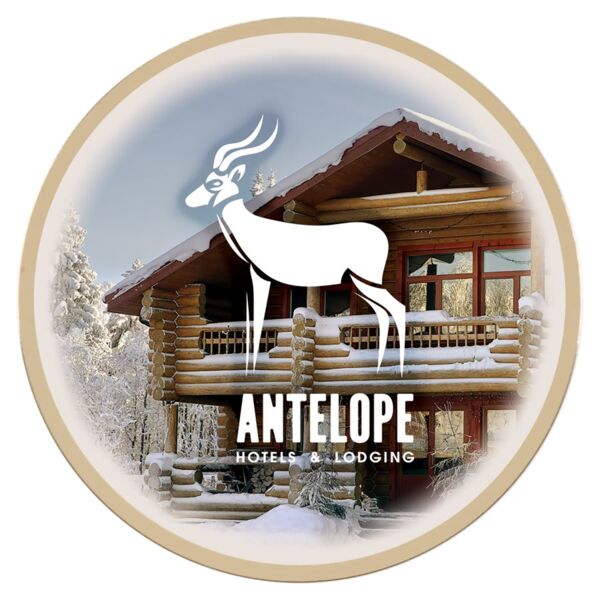 2 3/4" Sublimatable Aluminum Disc with Border Thumbnail