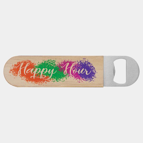1 1/2" x 7" Sublimatable Wood Bottle Opener Thumbnail