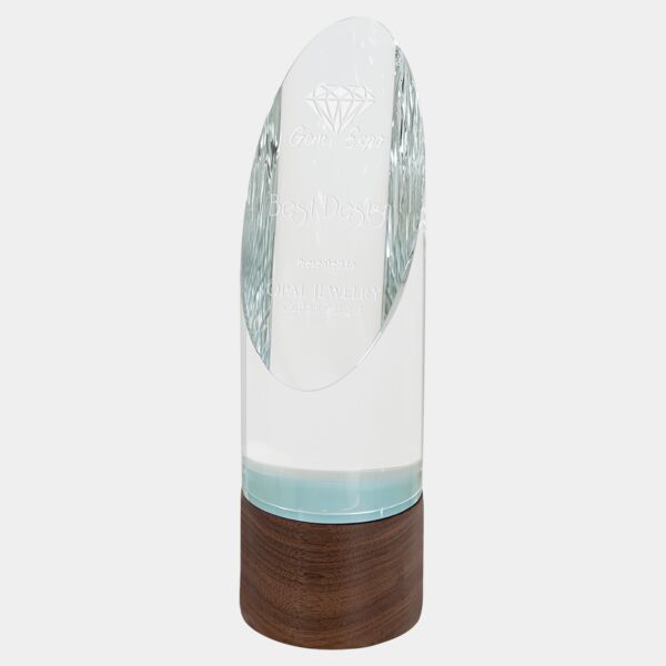 9" Cylinder Sierra Glass with Base Thumbnail