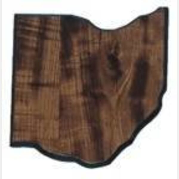 10 1/2" x 11 1/2" Finish Edge Ohio State Plaque Thumbnail