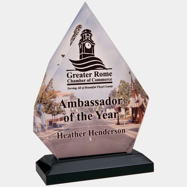 5 1/4" x 7 3/4" Sublimatable Diamond Impress Acrylic Thumbnail