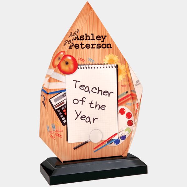 5 1/4" x 8 3/4" Sublimatable Diamond Impress Acrylic Thumbnail