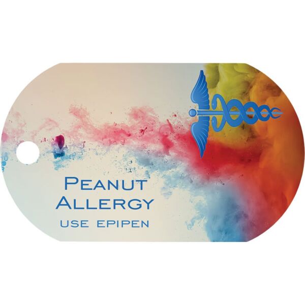 1.15" x 2" Sublimatable Unisub Aluminum 2-Sided ID Tag Thumbnail