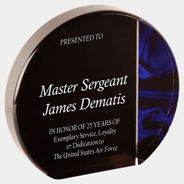 6" Round Velvet Acrylic Thumbnail