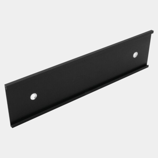 3" x 10", Kota Pro Aluminum Wall Bracket with Mounting Holes, Fits 1/8" Thick Plastic Insert Thumbnail