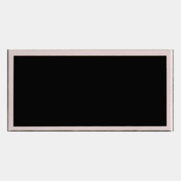 1 3/4" x 4 1/2" Laserable Aluminum Plate with Border Thumbnail