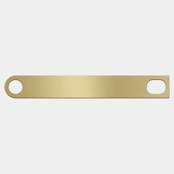 4 3/4" x 5/8" Brushed Brass Gavel Band Thumbnail